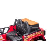 Coche Eléctrico Infantil XB-1118 Rojo 4x4 con Batería 12V, Asiento de Piel y Control Remoto
