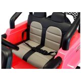 Coche Eléctrico Infantil Jeep S2388 4x45W Blanco con Mando a Distancia y Asiento de Piel
