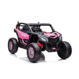 Coche Eléctrico Infantil XB-2118 – 24V, 4 Motores y Control Remoto rosa