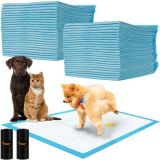Set de 50 Empapadores Desechables Absorbentes de 60x90 cm y 30 Bolsas para Excrementos de Mascotas - imagen 2