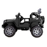 Coche Eléctrico Infantil Jeep HP012 Negro con Control Remoto y Asiento de Eco-Cuero - imagen 5