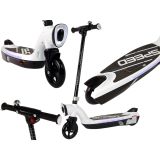Patinete Eléctrico Infantil KL-168 Blanco 12V con Luces LED
