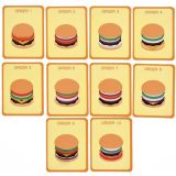 Hamburguesa de Madera , Juguete educativo y divertido para Niños - imagen 7
