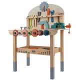 Taller Infantil de Madera 3-en-1 con Herramientas – Banco de Trabajo Educativo KRUZZEL - imagen 4