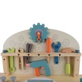 Taller Infantil de Madera 3-en-1 con Herramientas – Banco de Trabajo Educativo KRUZZEL - imagen 6