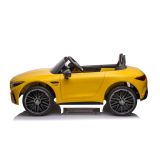 Coche Eléctrico Infantil Mercedes AMG SL63 Amarillo Pintado con Control Remoto y Asiento de Eco-Cuero - imagen 7