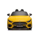 Coche Eléctrico Infantil Mercedes AMG SL63 Amarillo Pintado con Control Remoto y Asiento de Eco-Cuero - imagen 8