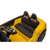 Coche Eléctrico Infantil Mercedes AMG SL63 Amarillo Pintado con Control Remoto y Asiento de Eco-Cuero - imagen 4