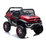 Coche Eléctrico Infantil Mercedes Unimog 4x4 12V LEAN CARS - Rojo - imagen 4