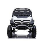 Coche Eléctrico Infantil Mercedes Unimog 4x4 12V LEAN CARS - Blanco - imagen 2