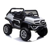 Coche Eléctrico Infantil Mercedes Unimog 4x4 12V LEAN CARS - Blanco - imagen 5