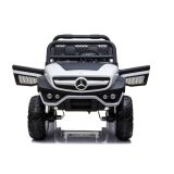 Coche Eléctrico Infantil Mercedes Unimog 4x4 12V LEAN CARS - Blanco - imagen 6