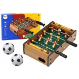 Mini Futbolín de Madera LEAN Toys - Compacto 36cm x 21.5cm - imagen 2
