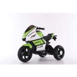 Moto Eléctrica para Niños HT-5188 12V Color verde – Doble Motor de 35W, Luces LED y Panel de Música MP3
