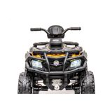 Quad Eléctrico Infantil S615 Amarillo con Motor 4x80W, Batería 24V y Audio - Hasta 8 km/h