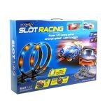 Pista de Carreras con Loop y Luces LED - 2 Coches Slot Cars 1:43 - imagen 3