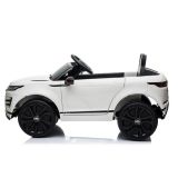 Coche Eléctrico para Niños Range Rover Evoque Blanco con 2 Motores, 12V y Control Remoto - imagen 5