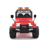 Coche Eléctrico Infantil Jeep Raptor S618 Rojo con Ruedas EVA y Control Remoto - imagen 2