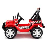 Coche Eléctrico Infantil Jeep Raptor S618 Rojo con Ruedas EVA y Control Remoto - imagen 4