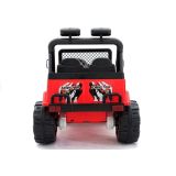 Coche Eléctrico Infantil Jeep Raptor S618 Rojo con Ruedas EVA y Control Remoto - imagen 6