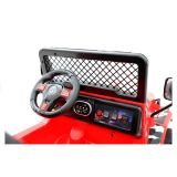 Coche Eléctrico Infantil Jeep Raptor S618 Rojo con Ruedas EVA y Control Remoto - imagen 7