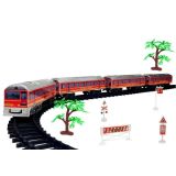 Set de Tren con Pistas y Accesorios, 33 Piezas – Tren a Batería con Efectos de Luz y Sonido - imagen 3