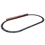 Set de Tren con Pistas y Accesorios, 33 Piezas – Tren a Batería con Efectos de Luz y Sonido - imagen 4