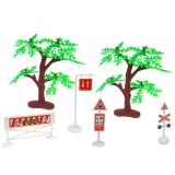 Set de Tren con Pistas y Accesorios, 33 Piezas – Tren a Batería con Efectos de Luz y Sonido - imagen 6