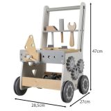 Correpasillos de Madera 3 en 1 – Herramientas, Mesa de Trabajo y Taller - imagen 3