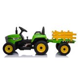 Tractor Eléctrico Infantil XMX611 Verde 12V con Mando y Panel Musical
