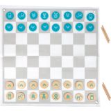 Juego de ajedrez de madera para niños