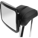 Espejo vigilabebés negro para asiento trasero de coche