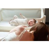 Cuna de Colecho Evolux en Color Blanco y Natural , Childhome