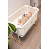 Cuna de Colecho Evolux en Color Blanco y Natural , Childhome