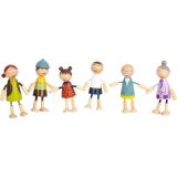 Familia de Muñecos flexibles de madera - imagen 13