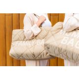 Bolso Family Bag Acolchado en Color Beige de Childhome- REBAJAS - 