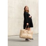 Bolso Family Bag Acolchado en Color Beige de Childhome- REBAJAS - 