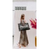 Bolso familiar Family Bag Negro Letras Doradas , Childhome