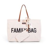 Bolso familiar Family Bag Osito Blanco Crudo , Childhome