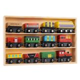 Ferrocarril de madera - tren 12 uds. - imagen 7