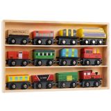 Ferrocarril de madera - tren 12 uds. - imagen 4