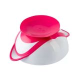 Cuenco con Ventosa y Cuchara BabyOno - Ideal para Viajes y Paseos-Rosa - imagen 2