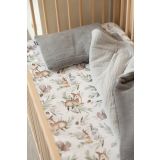 Sábana Bajera Estampada con Ciervos 60x120 cm – Algodón 100% Suave - imagen 3