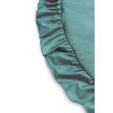 Alfombra de Juegos Aterciopelada con Volantes Sensillo - Verde Esmeralda - imagen 3