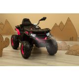 QUAD GIGANT rosa  Vehículo a Batería Todoterreno - Aventuras Off-Road para Niños con Control y Estilo