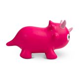 Dinosaurio Infable de goma para NIños que salta rosa