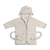 Albornoz Infantil Suave con Orejas de Oso Teddy - Gris - Para Niños de 1 a 2 Años - imagen 2