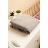 Manta de Felpa Suave 80x100 cm para Bebés-Gris - imagen 4