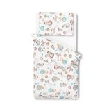 Ropa de Cama Infantil de 2 Piezas Planetas 100x135 cm - Algodón 100% con Cremallera - imagen 2