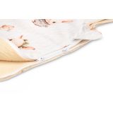 Saco de Dormir para Bebés S (45x70 cm) – Diseño Conejos Beige, Algodón Hipoalergénico con Cremallera Bidireccional - imagen 4